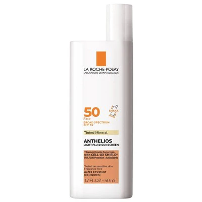 La Roche Posay Anthelios Tinted Ultra-Light Fluid Mineral Face Sunscreen SPF 50 1.7 fl oz - Imperfect Box