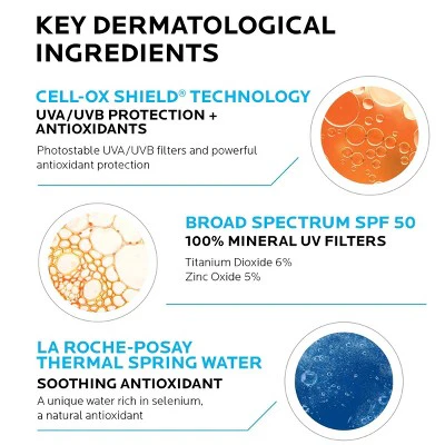 La Roche Posay Anthelios Ultra-Light Fluid Mineral Face Sunscreen SPF 50 1.7 fl oz - Missing Box - Image 3