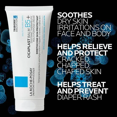 La Roche Posay Cicaplast B5 OTC Soothing Therapeutic Muti-Purpose Cream 3.38 fl oz - Imperfect Container - Image 5