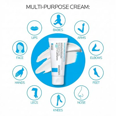 La Roche Posay Cicaplast B5 OTC Soothing Therapeutic Muti-Purpose Cream 3.38 fl oz - Imperfect Container - Image 6