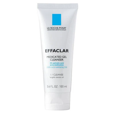 La Roche Posay Effaclar Dermatological Acne Treatment 3-Step System Kit Medicated Gel Cleanser 7.5 fl oz - Imperfect Box - Image 6