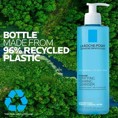 La Roche Posay Toleriane Purifying Facial Cleanser 13.52 fl oz - Imperfect Container - Image 6