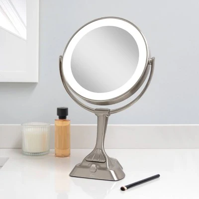 LED Variable Lighted Vanity Mirror Zadro: 10x Magnifying - Imperfect Box - Image 5