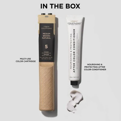 L'Oreal Paris Colorsonic Permanent Hair Color Cartridge Light Blonde Natural 9 - Missing /box - Image 8