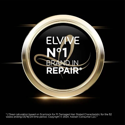 L'Oreal Paris Elvive Total Repair 5 Protein Recharge Leave In Conditioner 5.1 fl oz - Imperfect Container - Image 7
