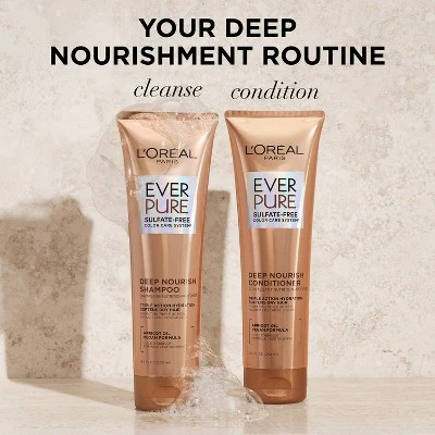 L'Oreal Paris EverCreme Deep Nourish Conditioner 8.5 fl oz - Imperfect Container - Image 8