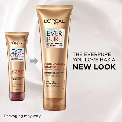 L'Oreal Paris EverCreme Deep Nourish Conditioner 8.5 fl oz - Imperfect Container - Image 9