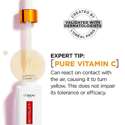 L'Oreal Paris Revitalift 12% Vitamin C + E + Salicylic Serum 1 fl oz - Imperfect Box - Image 8
