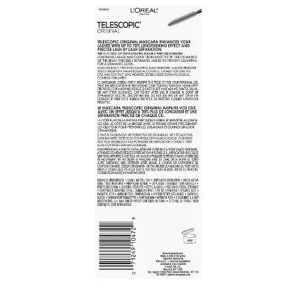L'Oreal Paris Telescopic Original Mascara 905 Black 0.27 fl oz - New - Image 11