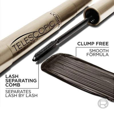 L'Oreal Paris Telescopic Original Mascara 905 Black 0.27 fl oz - New - Image 5