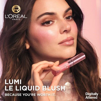 L'Oreal Paris True Match Lumi Le Liquid Blush for Cheeks Glowy Gold Pink 0.33 fl oz - New - Image 8