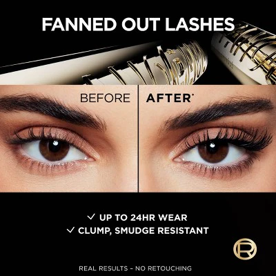 L'Oreal Paris Voluminous Panorama Lengthening Mascara 703 Waterproof Black 0.33 fl oz - Imperfect Box - Image 5