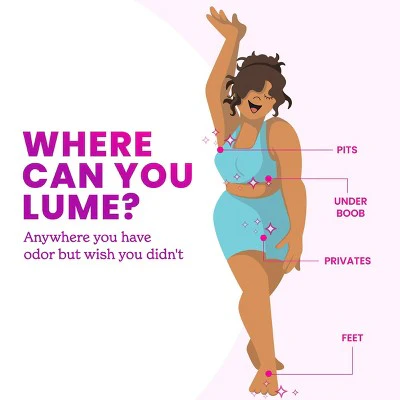 Lume Whole Body Women's Deodorant Invisible Cream Stick Soft Powder Scent 2.2oz - Imperfect Container - Image 3
