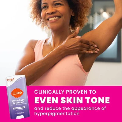 Lume Whole Body Women's Deodorant Invisible Cream Stick Soft Powder Scent 2.2oz - Imperfect Container - Image 5