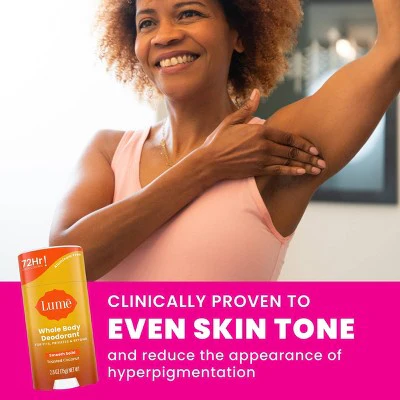 Lume Whole Body Women's Smooth Solid Deodorant Toasted Coconut Scent 2.6oz - New - Image 5