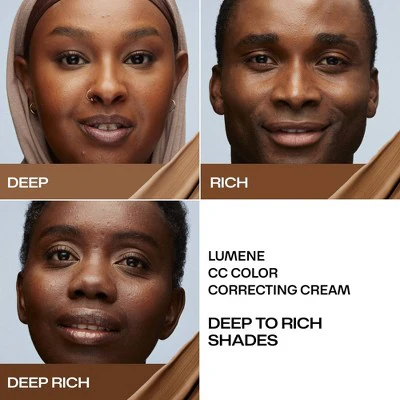Lumene CC Color Correcting Cream 9 Deep Rich 1 fl oz - New - Image 6
