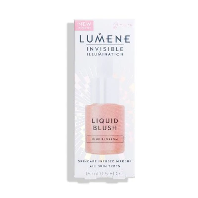 Lumene Invisible Illumination Liquid Blush Pink Blossom 0.5 fl oz - New - Image 2