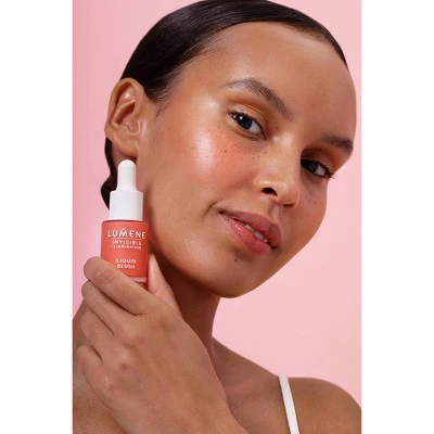 Lumene Invisible Illumination Liquid Blush Pink Blossom 0.5 fl oz - New - Image 4