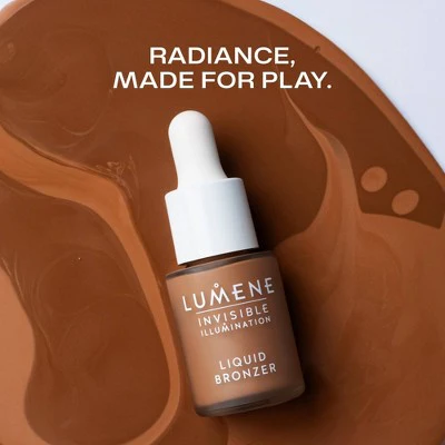 Lumene Invisible Illumination Liquid Bronzer Deep Glow 0.5 fl oz - New - Image 5