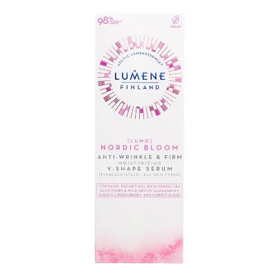 Lumene Nordic Bloom Anti-Wrinkle Firm Face Moisturizing Serum 1 fl oz - New - Image 2