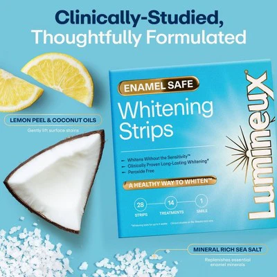 Lumineux Tooth Whitening Strips 14pk - Imperfect Box - Image 5