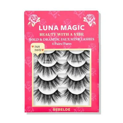 LUNA MAGIC Rebelde Lashes 4pc - Imperfect Box
