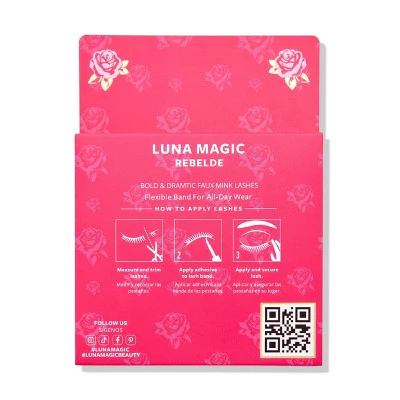 LUNA MAGIC Rebelde Lashes 4pc - Imperfect Box - Image 5
