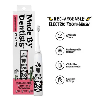 Made By Dentists Kids Rechargeable Electric Toothbrush Panda - Imperfect Box - Image 3