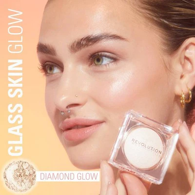 Makeup Revolution Beam Bright Highlighter Diamond Glow 0.08oz - Imperfect Container - Image 4
