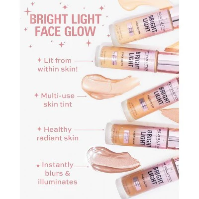 Makeup Revolution Bright Light Face Glow Highlighter Lustre Medium Light 0.77 fl oz - New - Image 6