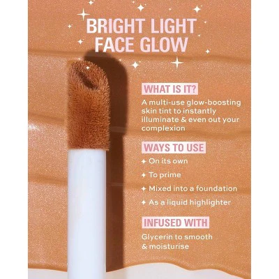 Makeup Revolution Bright Light Face Glow Highlighter Radiance Tan 0.77 fl oz - New - Image 7