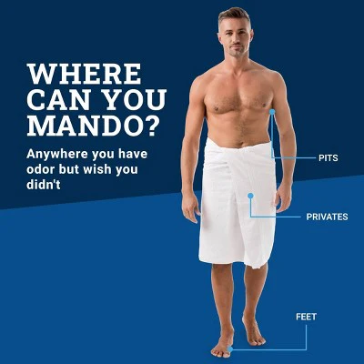 Mando Whole Body Men's Smooth Solid Deodorant Bourbon Leather 2.6oz - New - Image 3