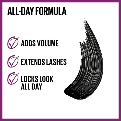 Maybelline Falsies Lash Lift Volumizing and Lengthening Mascara Blackest Black 0.32 fl oz - New - Image 3