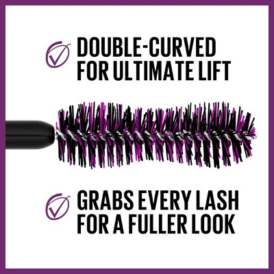 Maybelline Falsies Lash Lift Volumizing and Lengthening Mascara Blackest Black 0.32 fl oz - New - Image 4