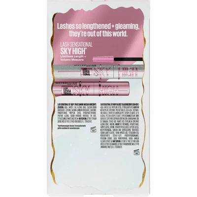 Maybelline Holiday Lashes Lash Sensational Sky High Mascara Duo Gift Set 2pc - Imperfect Box - Image 2