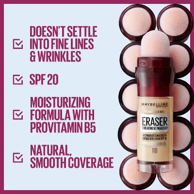 Maybelline Instant Age Rewind Treatment Foundation Makeup 130 Buff Beige 0.68 fl oz - Imperfect Container - Image 8