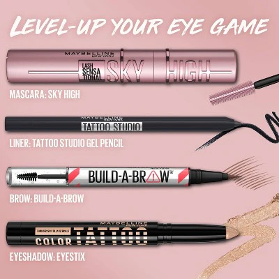 Maybelline Lash Sensational Sky High Lengthening Mascara 802 Waterproof Very Black 0.24 fl - Imperfect Box oz - Image 9