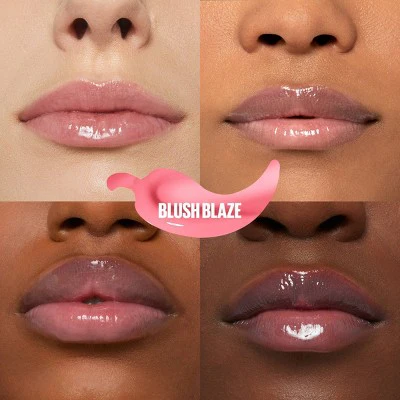 Maybelline Lifter Gloss Lifter Plump Lip Plumper Gloss with Maxi-Lip 001 Blush Blaze 0.18 fl oz - New - Image 2