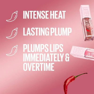 Maybelline Lifter Gloss Lifter Plump Lip Plumper Gloss with Maxi-Lip 001 Blush Blaze 0.18 fl oz - New - Image 3