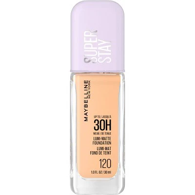 Maybelline Super Stay Up to 30HR Wear Lumi-Matte Liquid Foundation 120 1 fl oz - Imperfect Container - Image 2