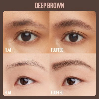 Maybelline Superfluff Volumizing Eyebrow Gel Mousse 004 Deep Brown 0.17 fl oz - New - Image 3