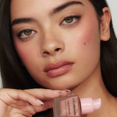 MCoBeauty Liquid Blush Luminous Glow Bella Vita/Dusty Rose 0.5 fl oz - New - Image 3