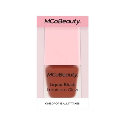 MCoBeauty Liquid Blush Luminous Glow Bella Vita/Dusty Rose 0.5 fl oz - New - Image 9