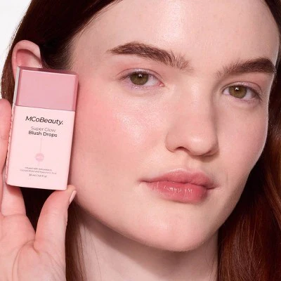 MCoBeauty Super Glow Blush Drops Rose 1.01 fl oz - New - Image 3
