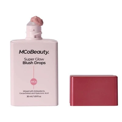 MCoBeauty Super Glow Blush Drops Rose 1.01 fl oz - New - Image 7