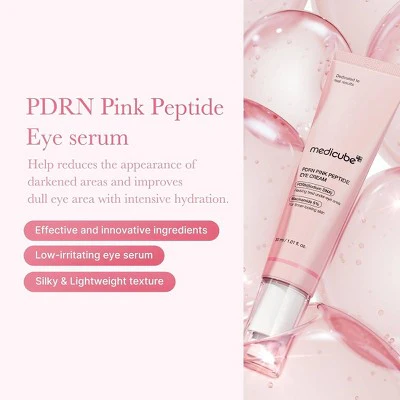 medicube PDRN Pink Peptide Eye Serum Korean Skincare 30ml - Imperfect Box - Image 3