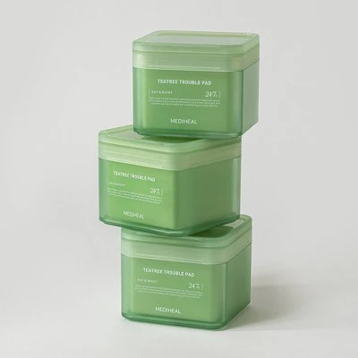 MEDIHEAL Teatree Trouble Toner Pads 100ct - New - Image 8