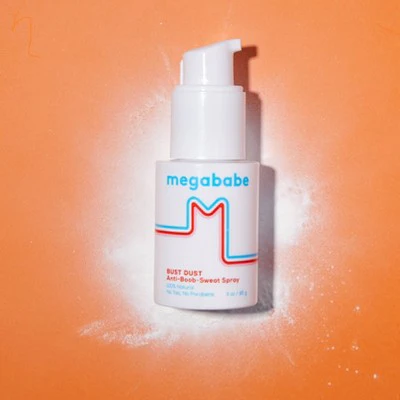 Megababe Bust Dust Anti-Boob-Sweat Spray 3oz - New - Image 3