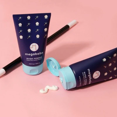 Megababe Magic Powder Stay-Dry Lotion Potion Cream Deodorant 4.5 fl oz - Imperfect Container - Image 3