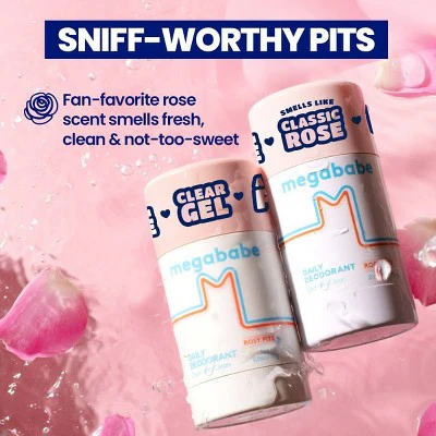 Megababe Rosy Pits Daily Solid Deodorant 2.6oz - New - Image 4